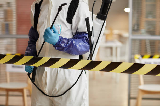 Professional Infectious Disease Decontamination technician working in Alexander, NC